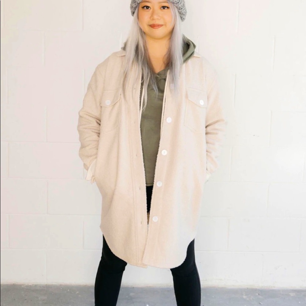 Jillian Harris x Jasckson Rowe shacket NWT